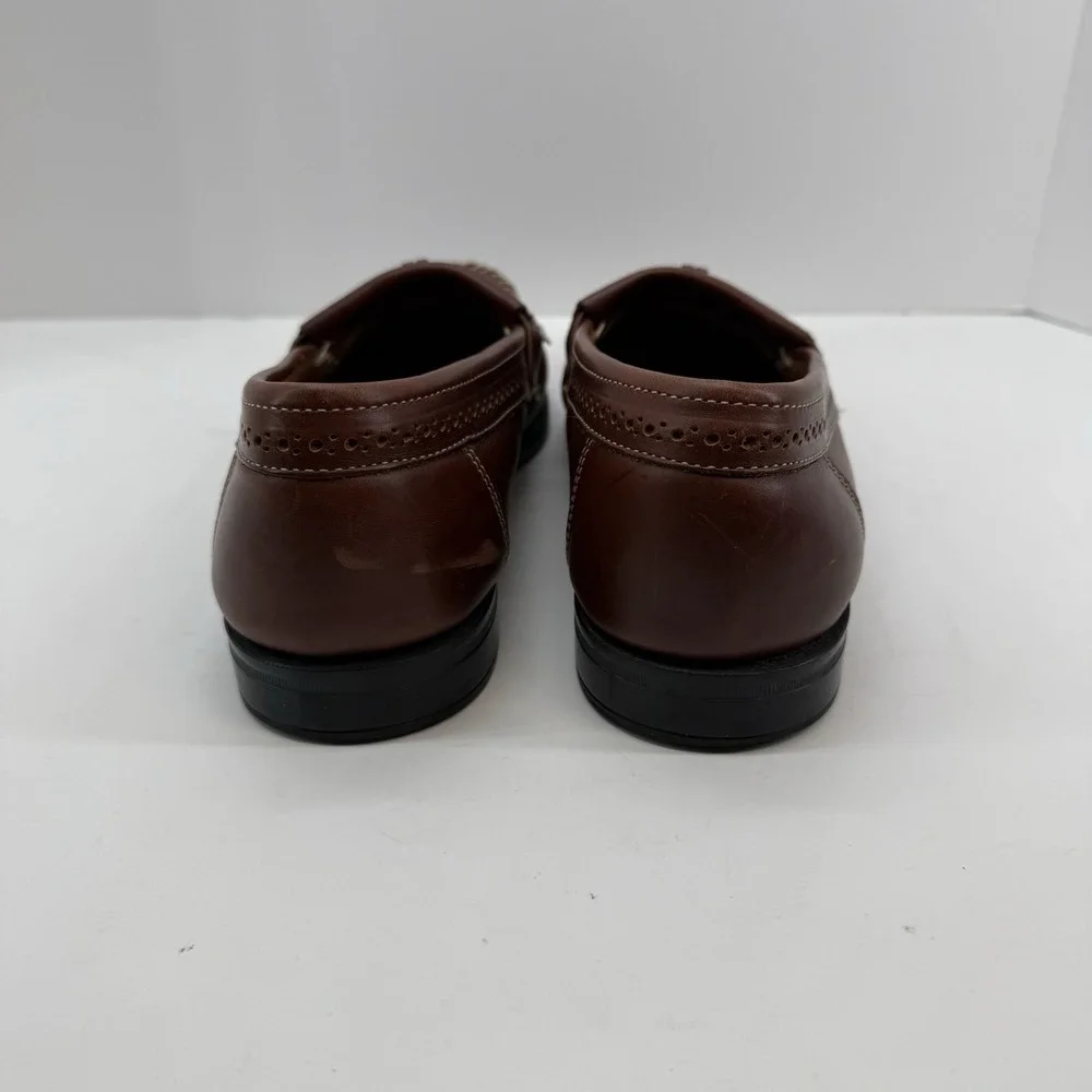 GH Bass Michael Kiltie Tassel WEEJUNS‎ Loafer Mens 10 Brown Preppy Business